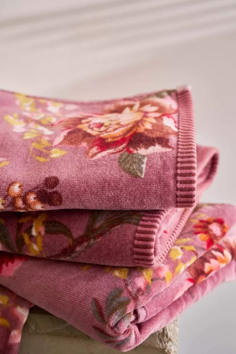 Handdoeken-Pip Studio Badhanddoek Secret Garden Mauve 55X100Cm Paars