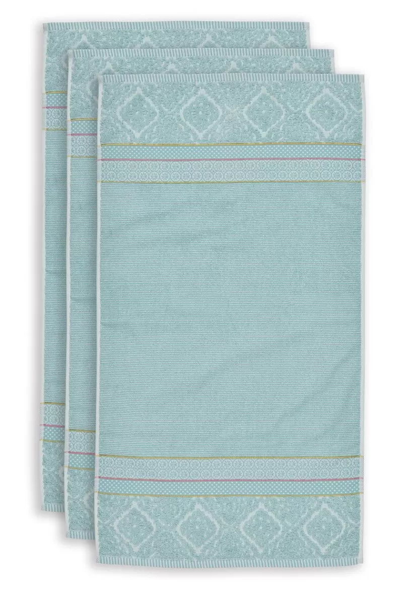 Cheap Pip Studio Badhanddoek Set/3 Soft Zellige Blue 55X100 Cm Blauw