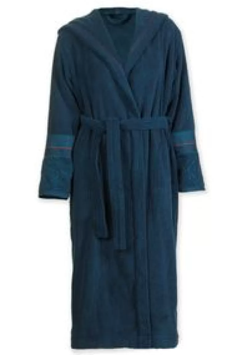 Badjassen-Pip Studio Badjas Soft Zellige Donker Blauw