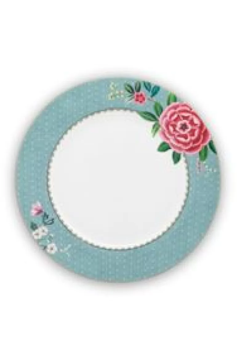 Dinerborden-Pip Studio Blushing Birds Dinerbord 26,5Cm Blauw