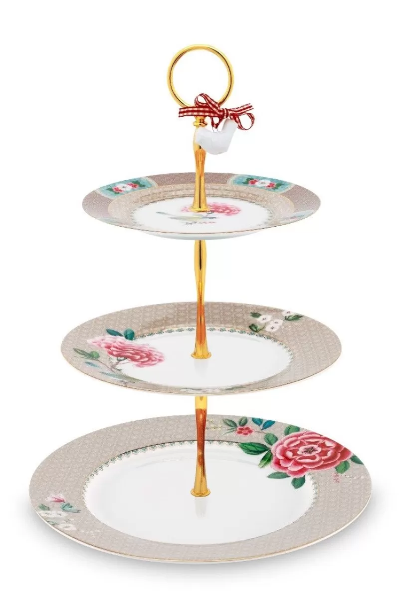 Best Sale Pip Studio Blushing Birds Etagere 3 Laags Khaki