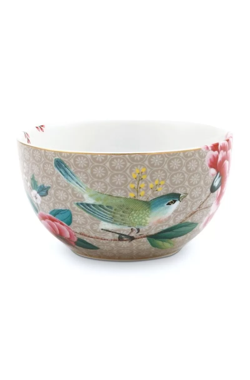 Cheap Pip Studio Blushing Birds Kom 12 Cm Khaki