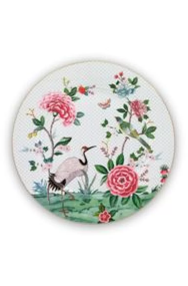 Onderborden-Pip Studio Blushing Birds Onderbord 32 Cm Wit