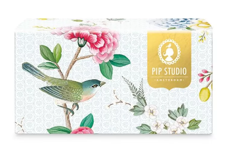 Kop/Schotel-Pip Studio Blushing Birds Set/2 Cappuccino Kop & Schotel Wit