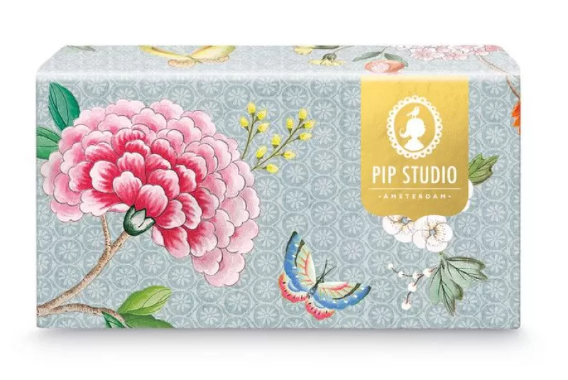 Cheap Pip Studio Blushing Birds Set/2 Cappuccino Kop & Schotel Blauw