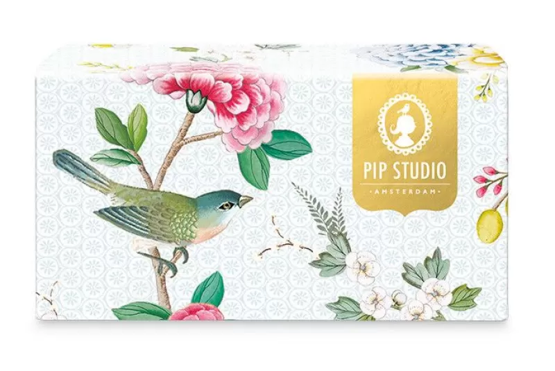 New Pip Studio Blushing Birds Set/2 Cappuccino Kop & Schotel Wit