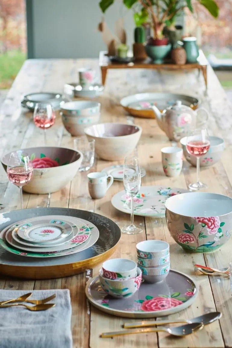 Theepotten-Pip Studio Blushing Birds Theepot Groot Khaki