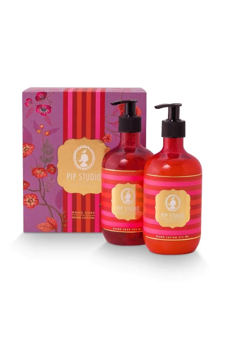 Store Pip Studio Cadeauset Handzeep & Handlotion Jasmijn Thee Bladeren 475Ml