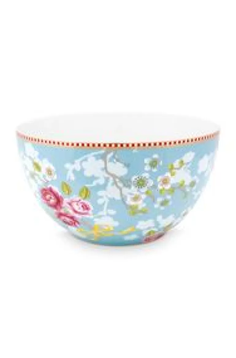 Kommen-Pip Studio Early Bird Kom Chinese Rose 18 Cm Blauw