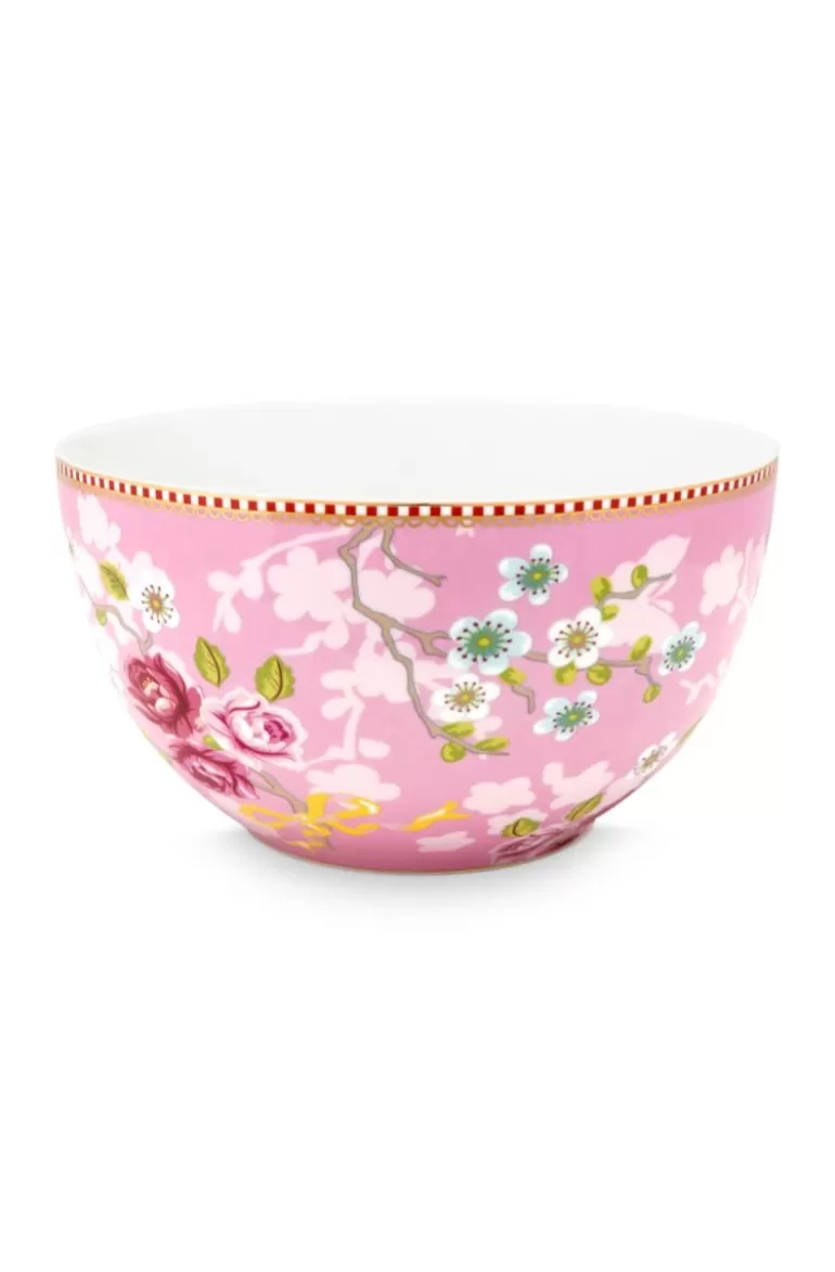 Kommen-Pip Studio Early Bird Kom Chinese Rose 18 Cm Roze