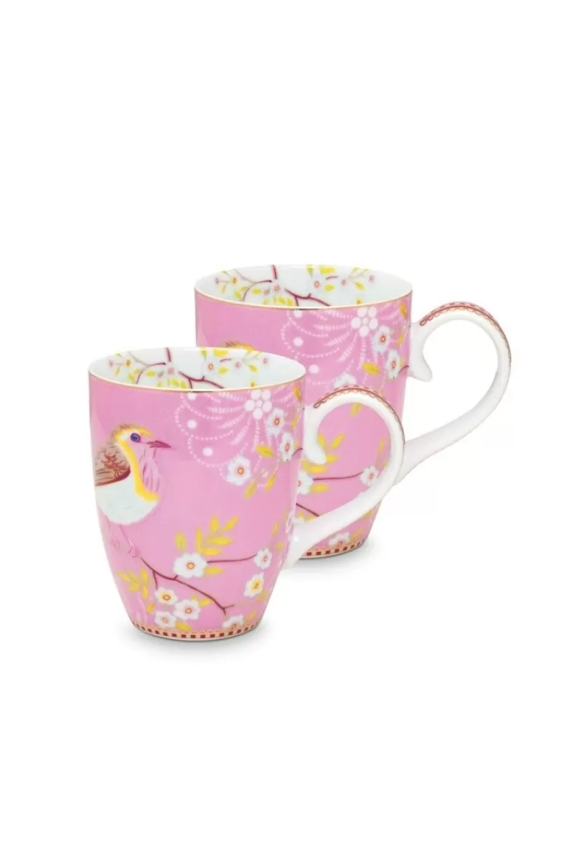 Shop Pip Studio Early Bird Set/2 Mokken Groot Roze