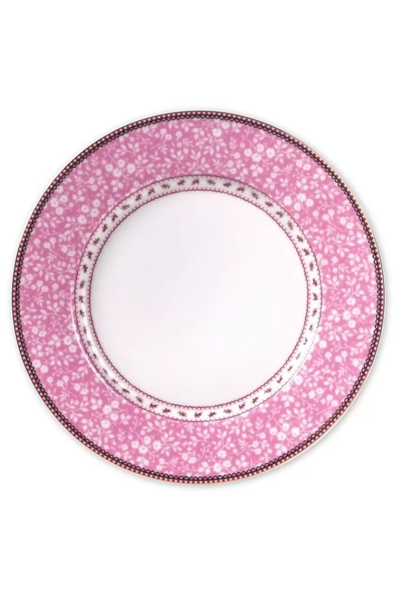 Shop Pip Studio Floral Dinerbord Roze 26,5 Cm