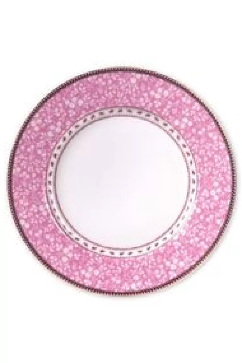 Dinerborden-Pip Studio Floral Dinerbord Roze 26,5 Cm