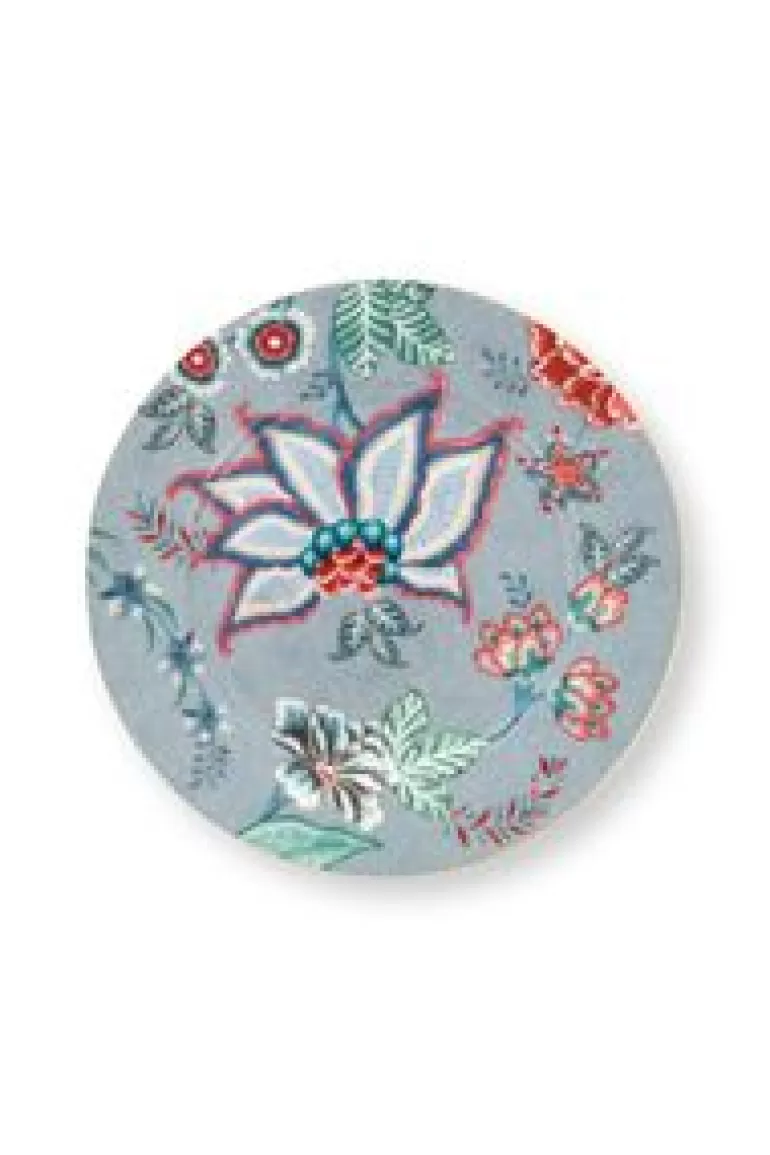 Gebaksborden-Pip Studio Flower Festival Gebaksbord Licht 17 Cm Blauw