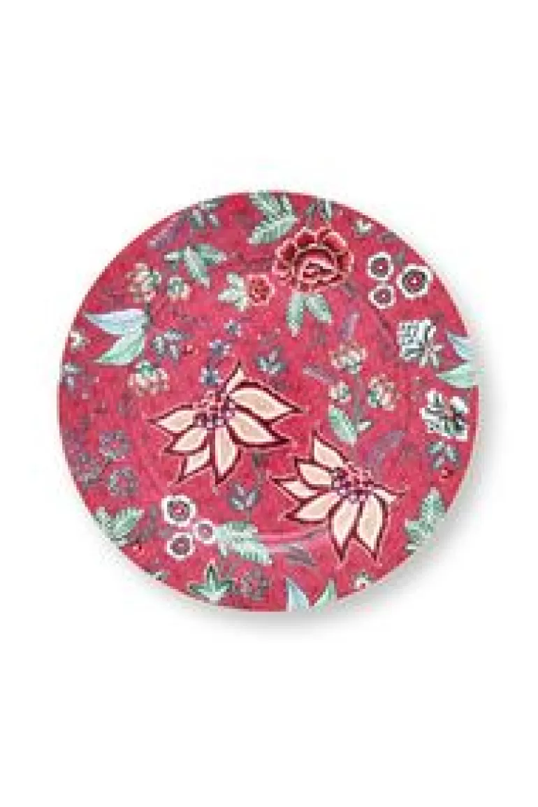 Onderborden-Pip Studio Flower Festival Onderbord Donker 32 Cm Roze