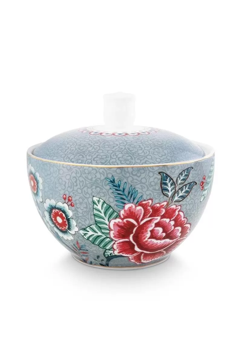 Flash Sale Pip Studio Flower Festival Suikerpot Blauw