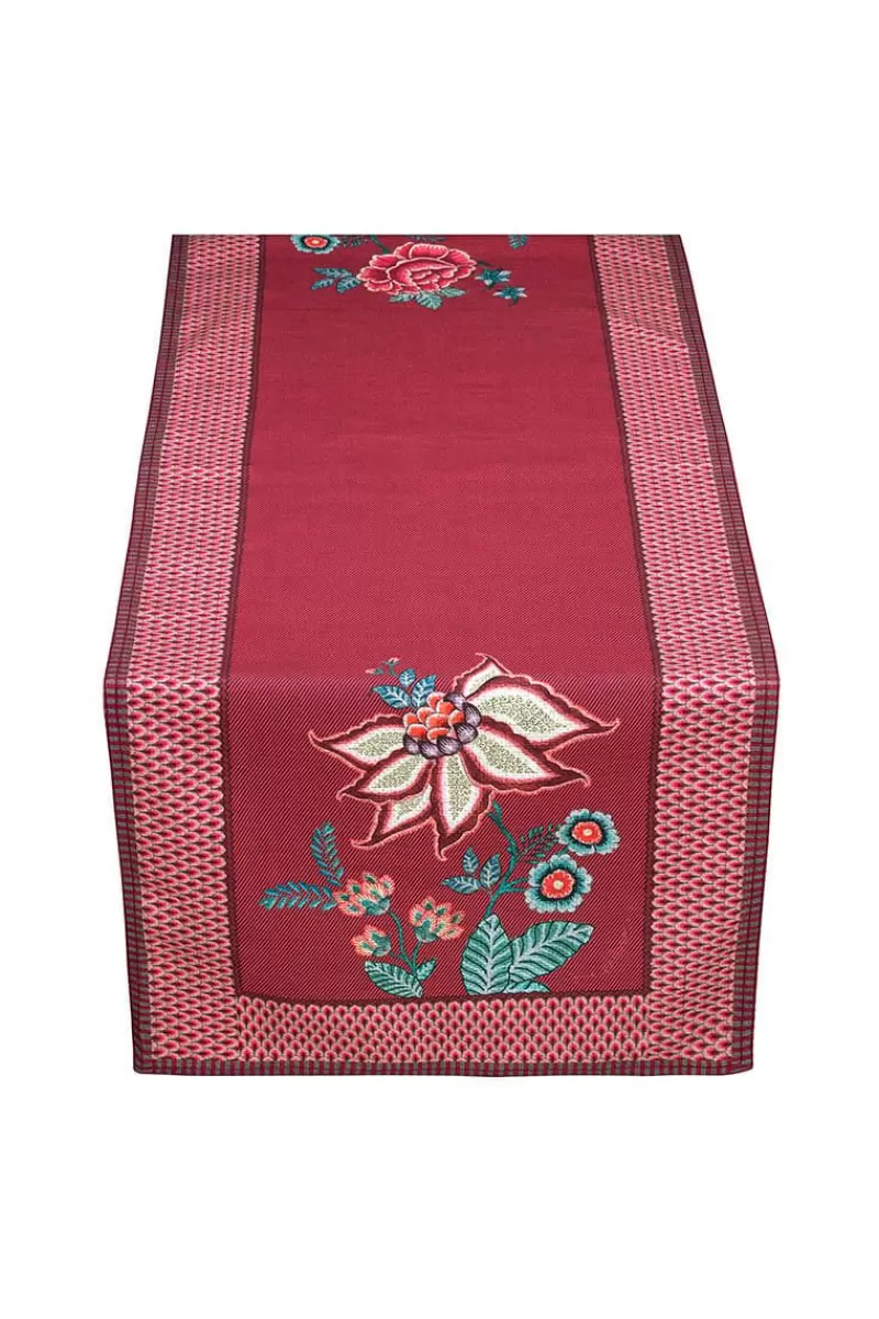 Fashion Pip Studio Flower Festival Table Runner Dark Pink Roze