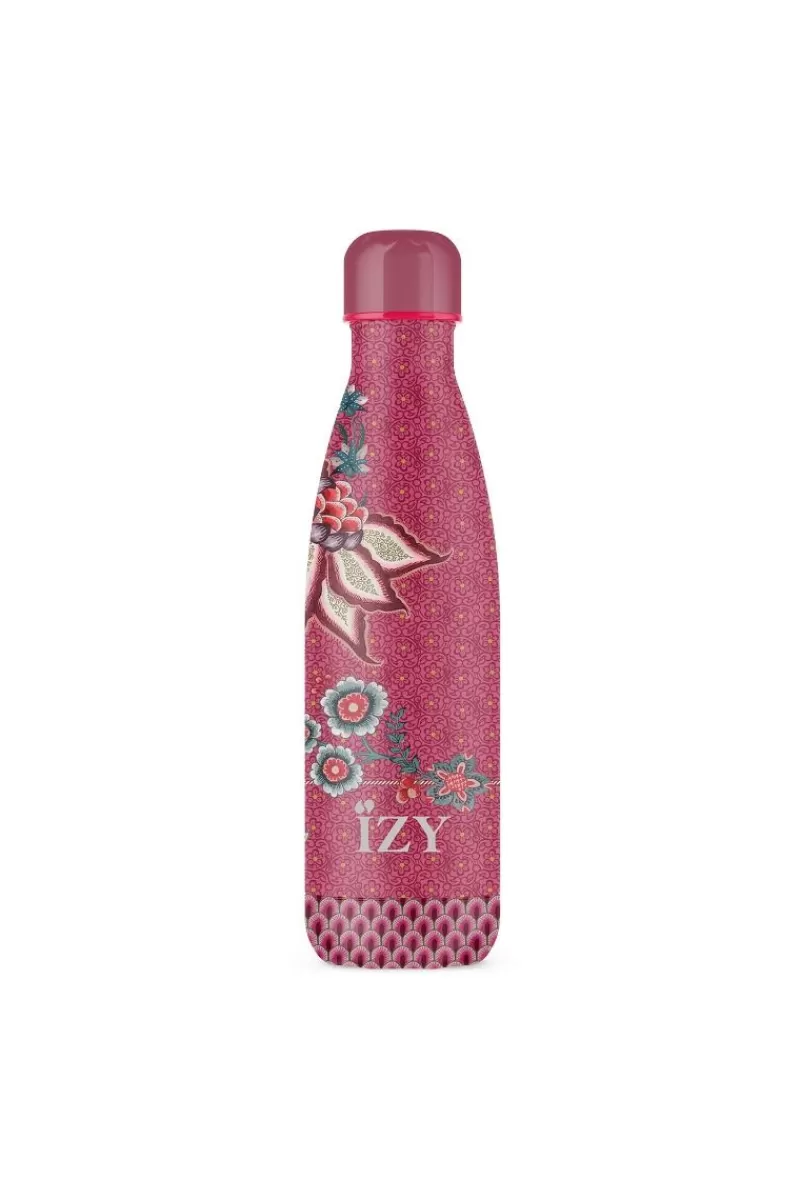 Discount Pip Studio Flower Festival Thermosfles Donker 500Ml Roze