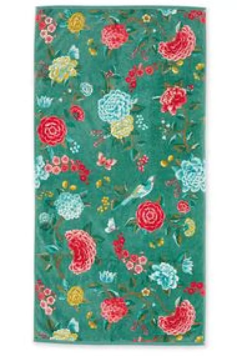 Handdoeken-Pip Studio Grote Handdoek Good Evening 70X140 Groen