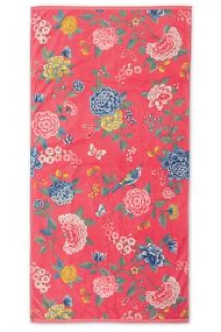 Handdoeken-Pip Studio Grote Handdoek Good Evening 70X140 Cm Koraal