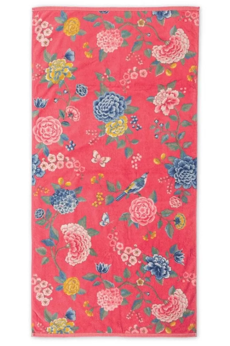 Best Sale Pip Studio Grote Handdoek Good Evening 70X140 Cm Koraal