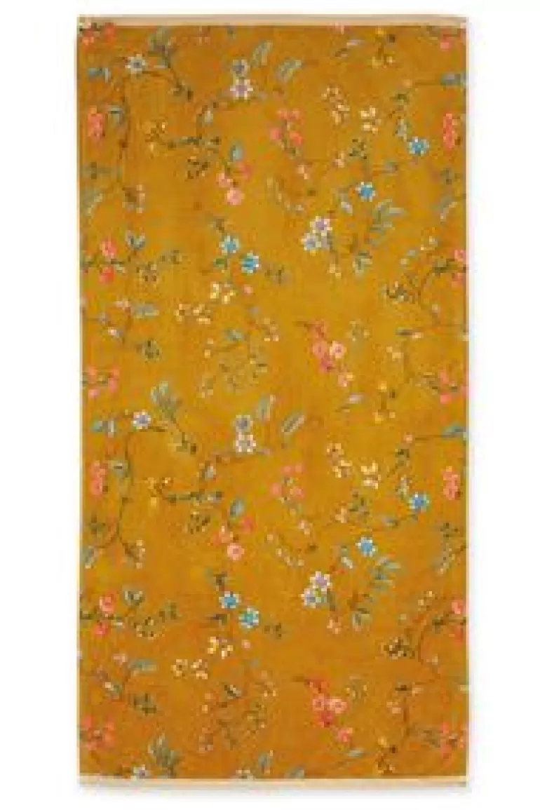 Handdoeken-Pip Studio Grote Handdoek Les Fleurs 70X140 Cm Geel