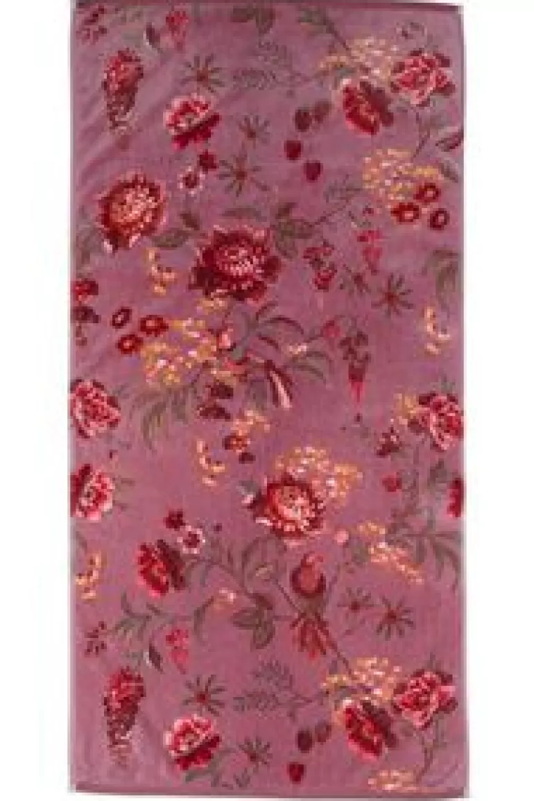 Handdoeken-Pip Studio Grote Handdoek Secret Garden Mauve 70X140Cm Paars