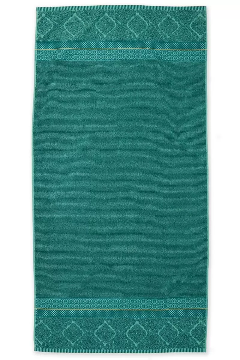 New Pip Studio Grote Handdoek Soft Zellige 70X140 Groen