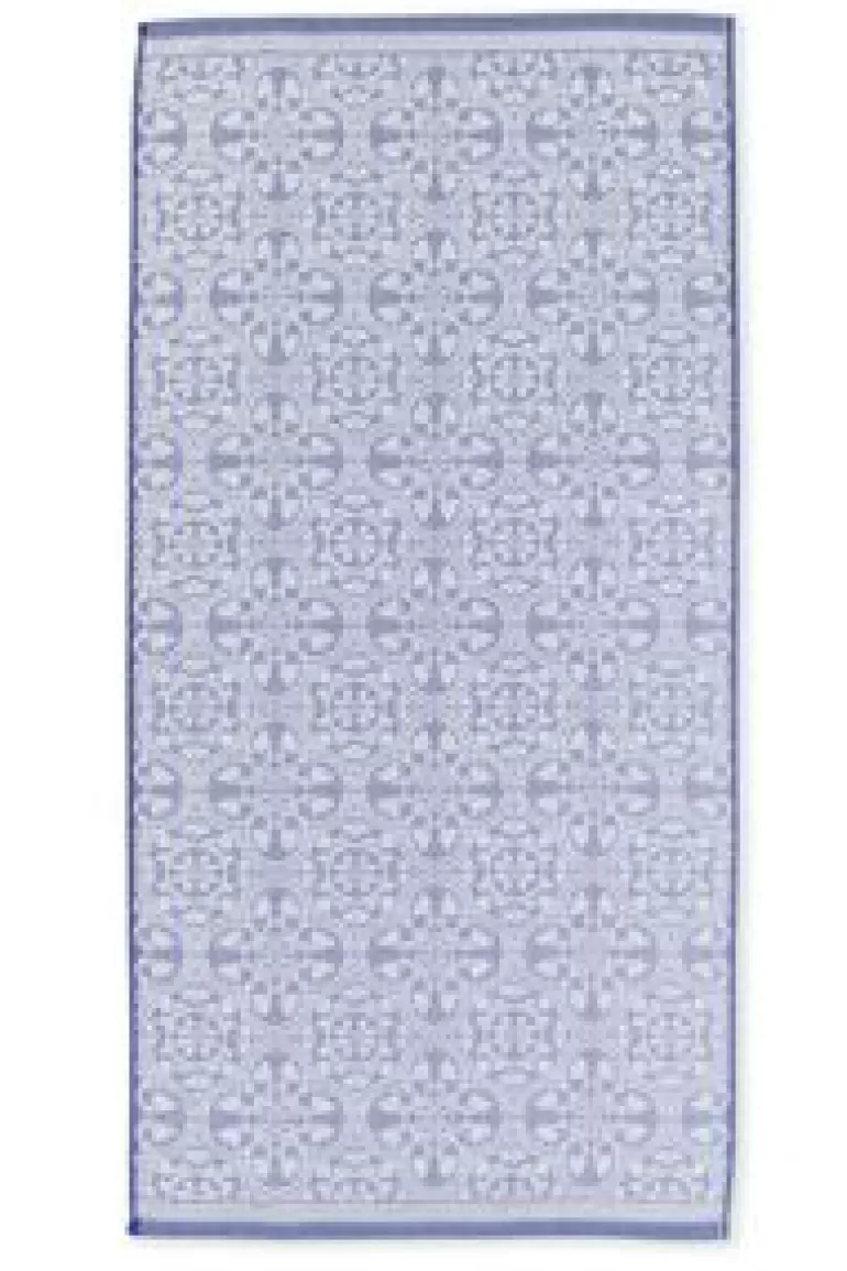 Handdoeken-Pip Studio Grote Handdoek Tile De Pip 70X140 Cm Blauw