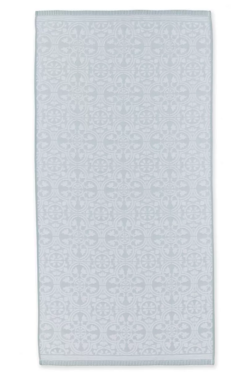 Best Sale Pip Studio Grote Handdoek Tile De Pip Licht 70X140 Cm Blauw