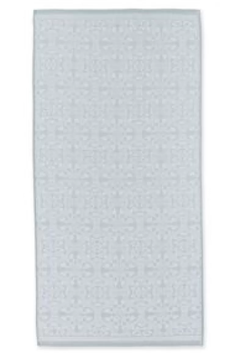 Handdoeken-Pip Studio Grote Handdoek Tile De Pip Licht 70X140 Cm Blauw