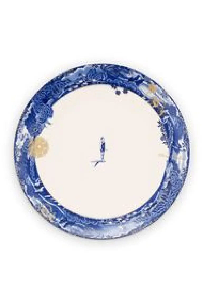 Dinerborden-Pip Studio Heritage Dinerbord Grens Blauw 26.5 Cm