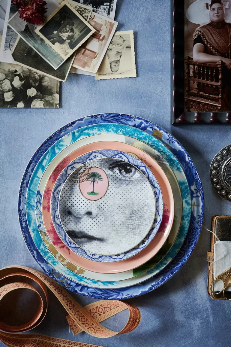 Dinerborden-Pip Studio Heritage Dinerbord Grens Blauw 26.5 Cm