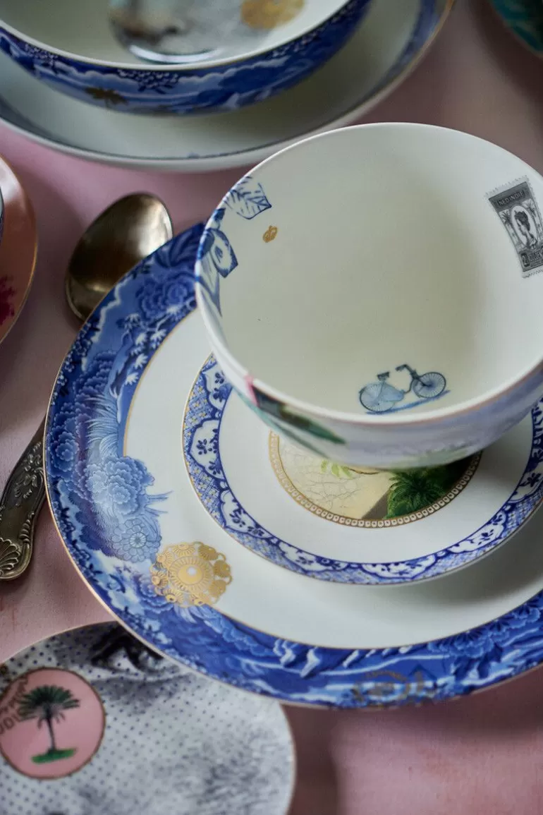 Dinerborden-Pip Studio Heritage Dinerbord Grens Blauw 26.5 Cm