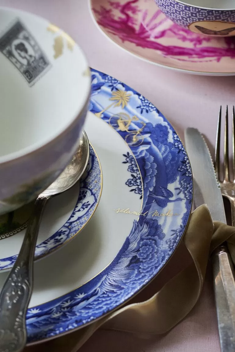 Dinerborden-Pip Studio Heritage Dinerbord Grens Blauw 26.5 Cm