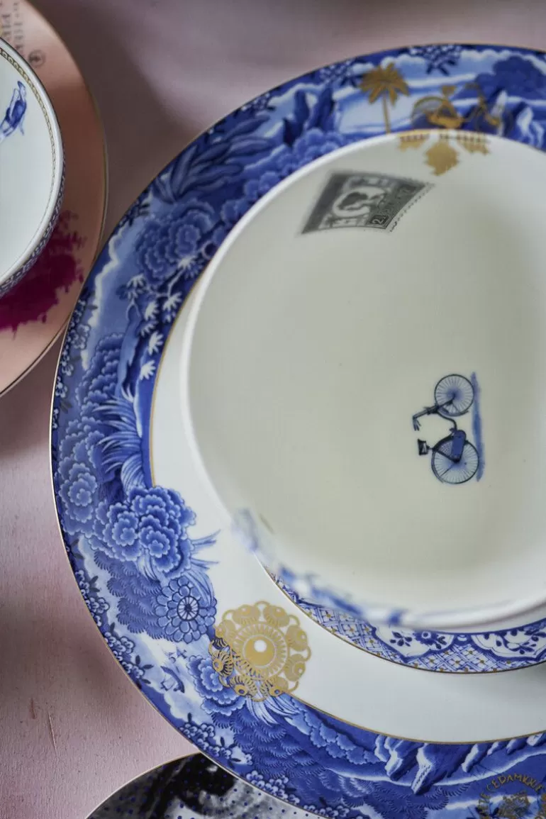 Dinerborden-Pip Studio Heritage Dinerbord Grens Blauw 26.5 Cm