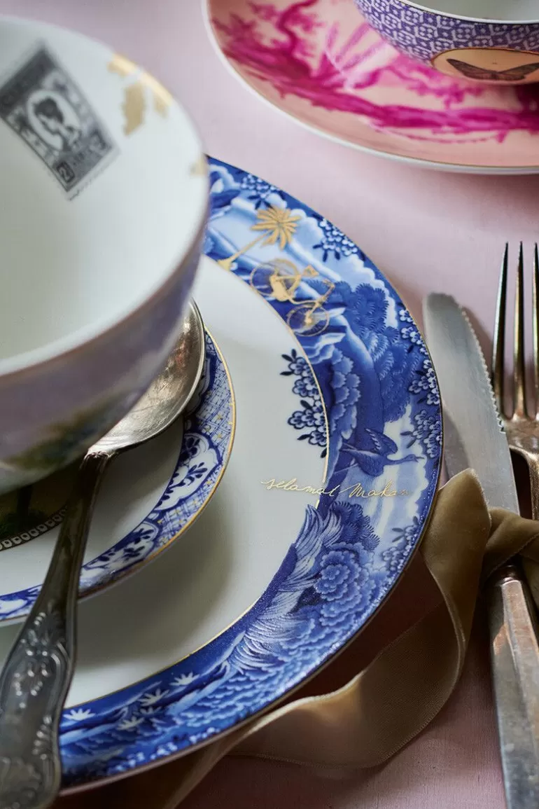 Dinerborden-Pip Studio Heritage Dinerbord Grens Blauw 26.5 Cm