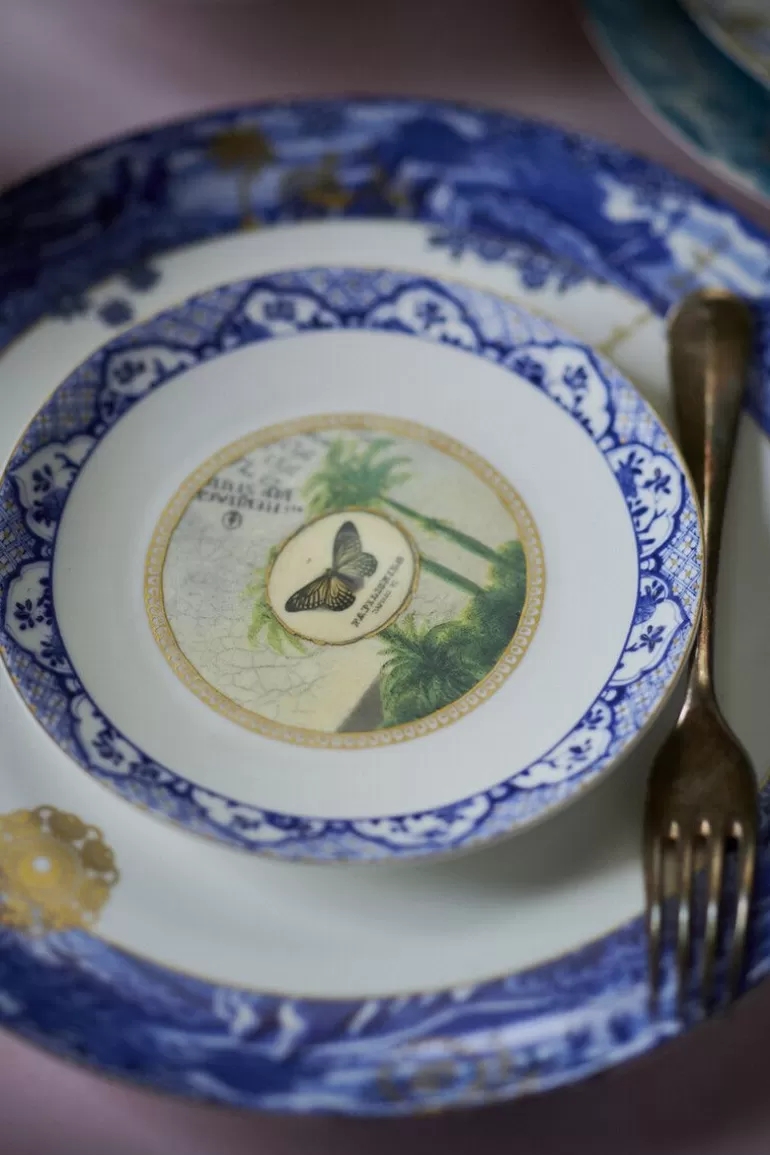 Dinerborden-Pip Studio Heritage Dinerbord Grens Blauw 26.5 Cm