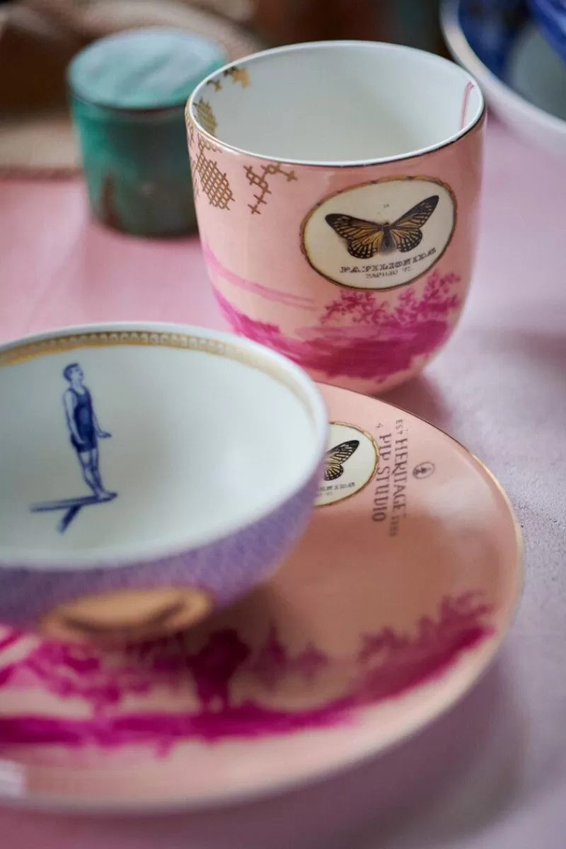 Flash Sale Pip Studio Heritage Gebaksbord Geverfd Roze 18 Cm