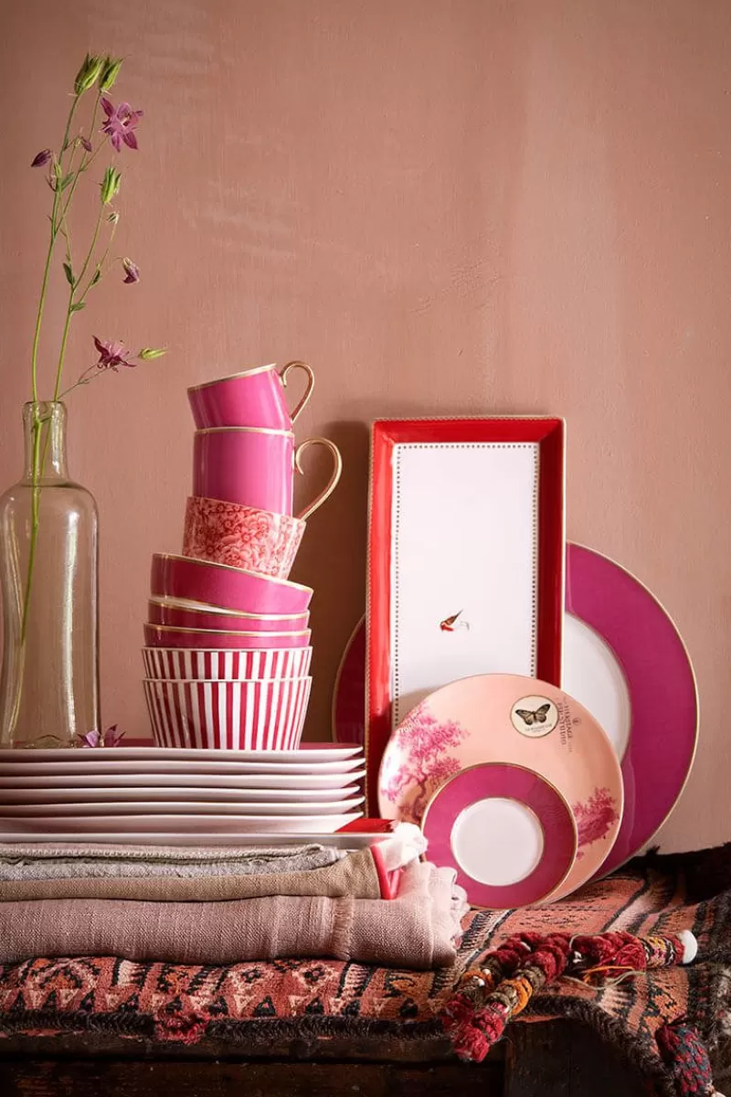 Flash Sale Pip Studio Heritage Gebaksbord Geverfd Roze 18 Cm
