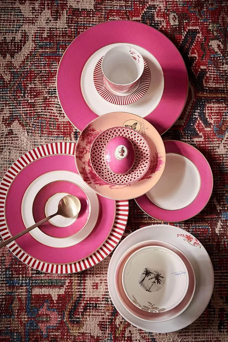 Flash Sale Pip Studio Heritage Gebaksbord Geverfd Roze 18 Cm