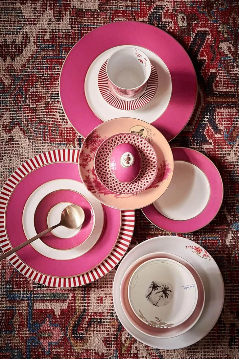Kommen-Pip Studio Heritage Kom Geverfd Roze 12 Cm