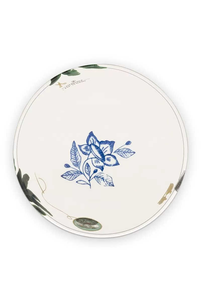 Store Pip Studio Heritage Kom Palm Groen 23 Cm