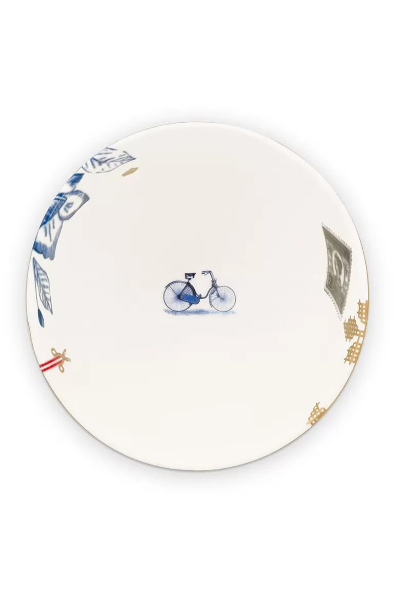 Kommen-Pip Studio Heritage Kom Palm Wit 15 Cm