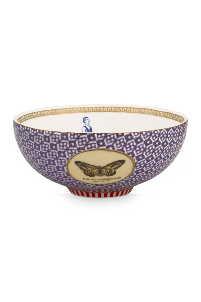 Fashion Pip Studio Heritage Kom Tegels Blauw 11 Cm