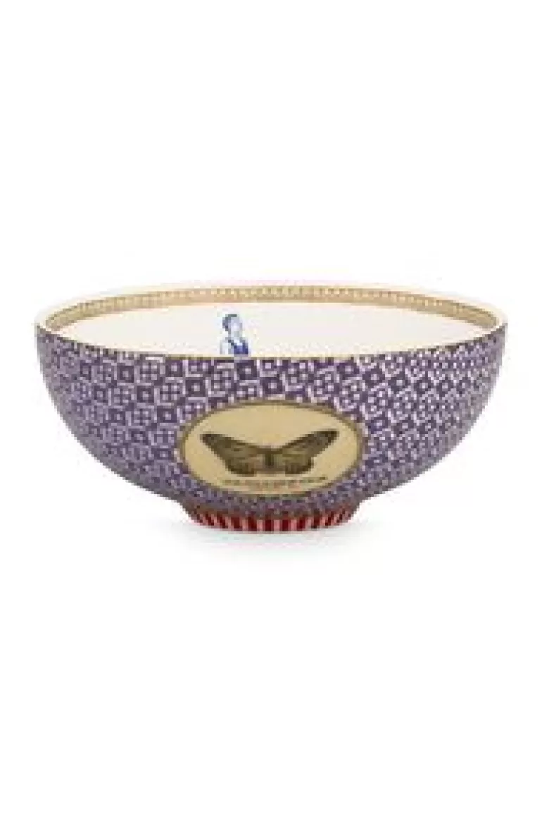 Kommen-Pip Studio Heritage Kom Tegels Blauw 11 Cm