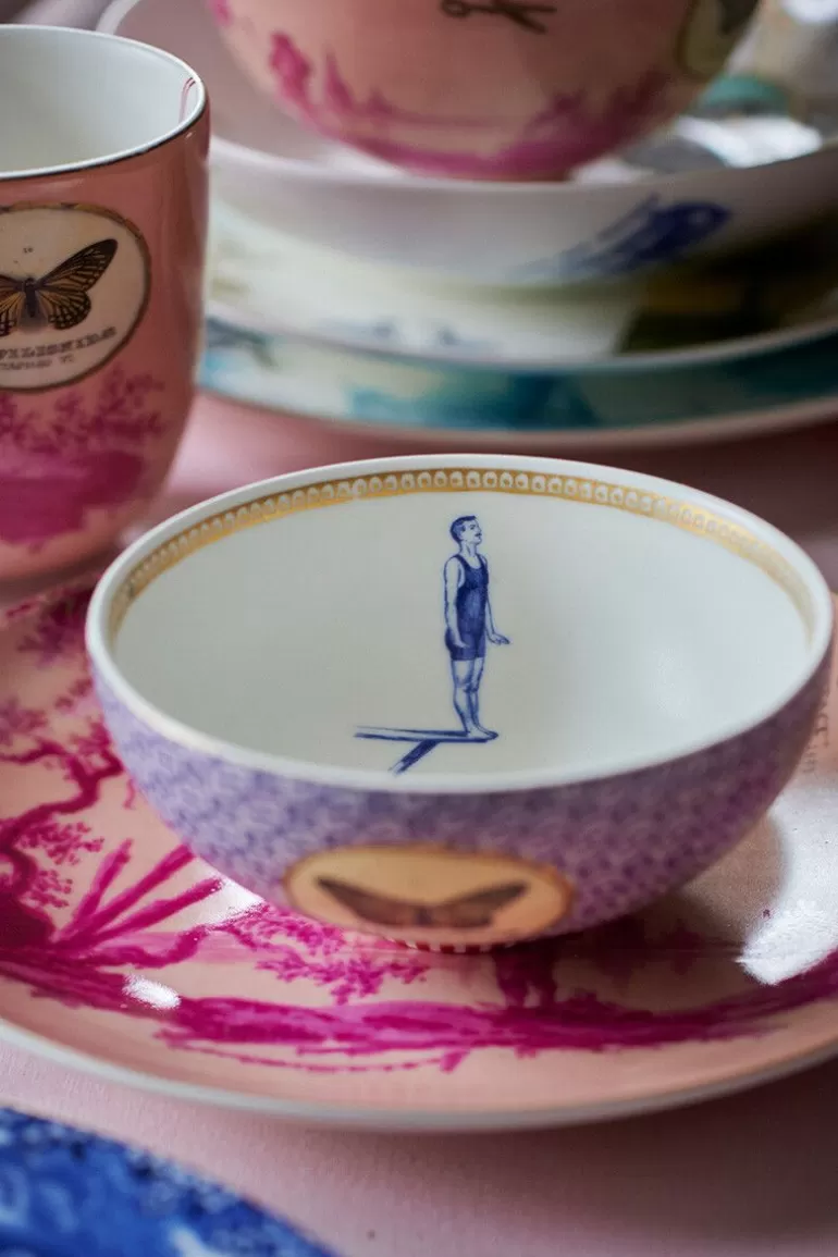 Kommen-Pip Studio Heritage Kom Tegels Blauw 11 Cm