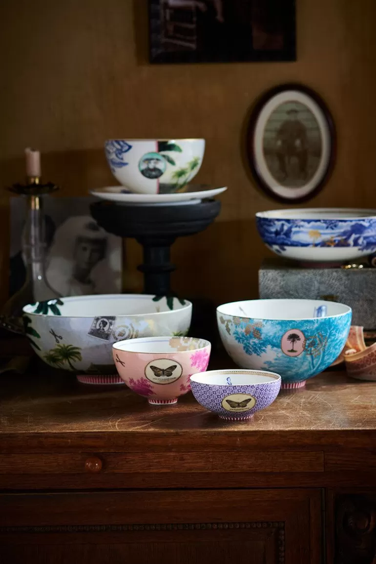 Kommen-Pip Studio Heritage Kom Tegels Blauw 11 Cm