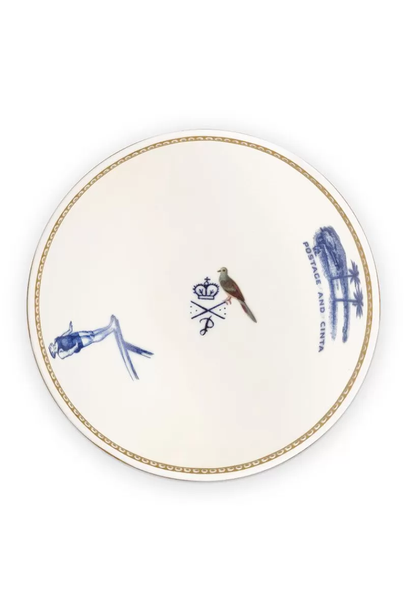 Fashion Pip Studio Heritage Kom Tegels Blauw 11 Cm