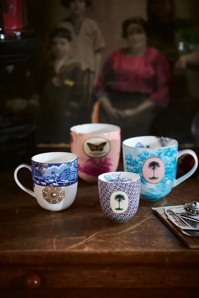Koffiemokken-Pip Studio Heritage Mok Klein Grens Blauw